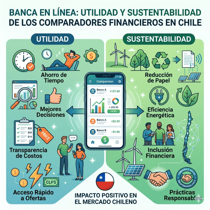 Banca en Línea: utilidad y sustentabilidad de los comparadores financieros en Chile.